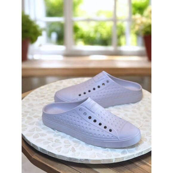 Native Jefferson Clog Mule EVA Slip-On Purple M4/W6 Waterproof Odor-Resistant 6 - Picture 8 of 12